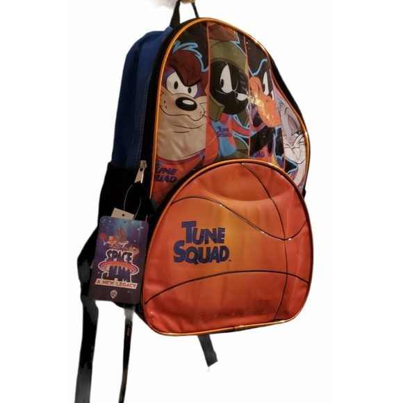 Space Jam 17'' Backpack Looney Tunes Tune Squad Book Bag - Picture 3 of 3